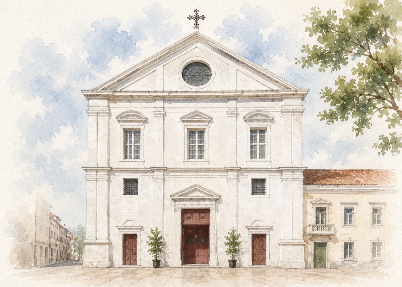 Ilustração da Igreja de São Roque